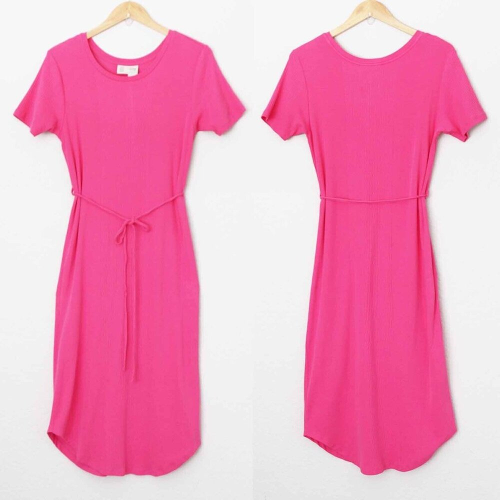 ANTHROPOLOGIE addy ribbed midi dress